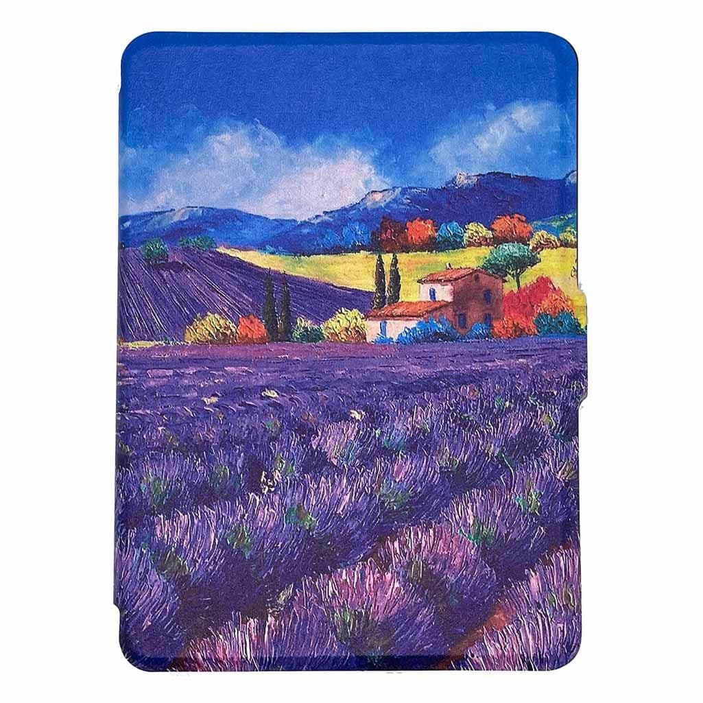 Kindle Voyage Smart Case Lavender Fields